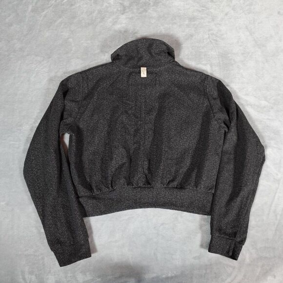 Prevu Studio London Turtleneck Sweatshirt Womens Size 6 Cropped Gray - Picture 6 of 10